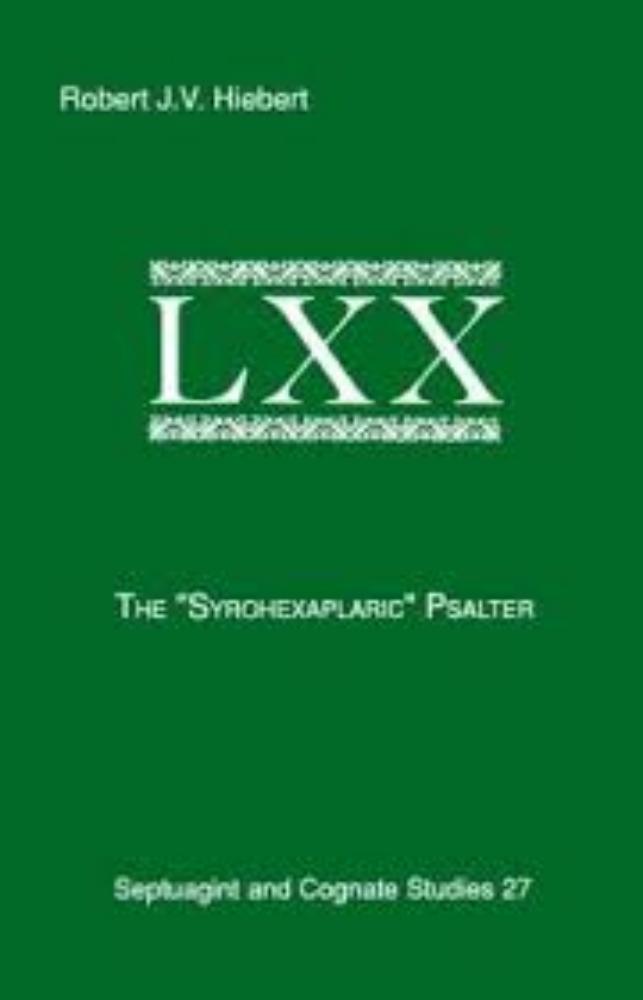 Lxx: Syrohexaplaric Psalter