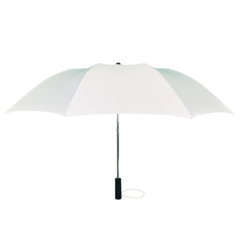 Umbrella Auto Short White