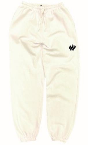 Classic Jogger Pockets Leg Logo White Xl