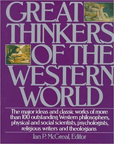 Great Thinkers Of The Western World