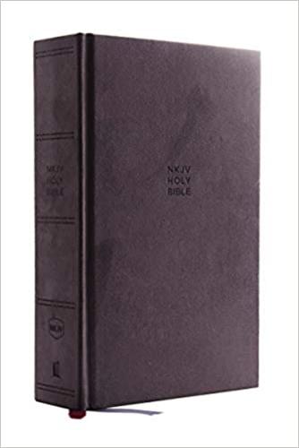 Nkjv, Single-Column Reference Bible, Cloth Over Board, Gray,