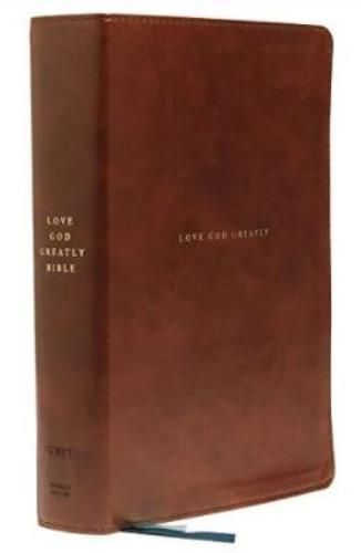 Net, Love God Greatly Bible, Leathersoft, Brown, Comfort Pri