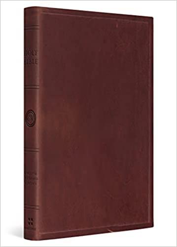 Esv Thinline Bible Brown Natural Leather