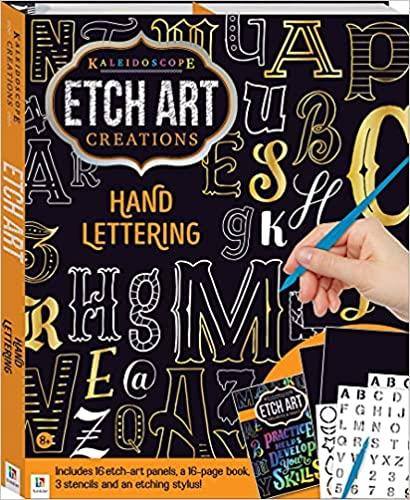 Kaleidoscope Etch Art Creations: Hand Lettering