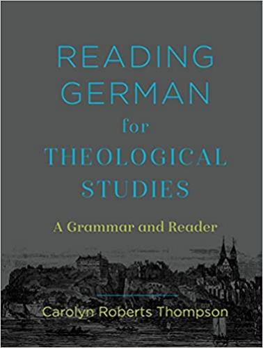 Reading German For Theological Studies