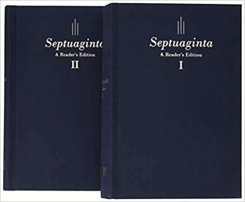 Greek Septuagint Readers Edition